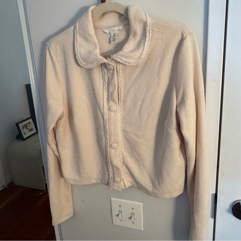 H&M CARDIGAN WITH COLLAR - Picture 5 of 8